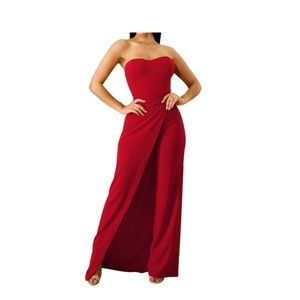 Demone Apparel Split Leg Jumpsuit